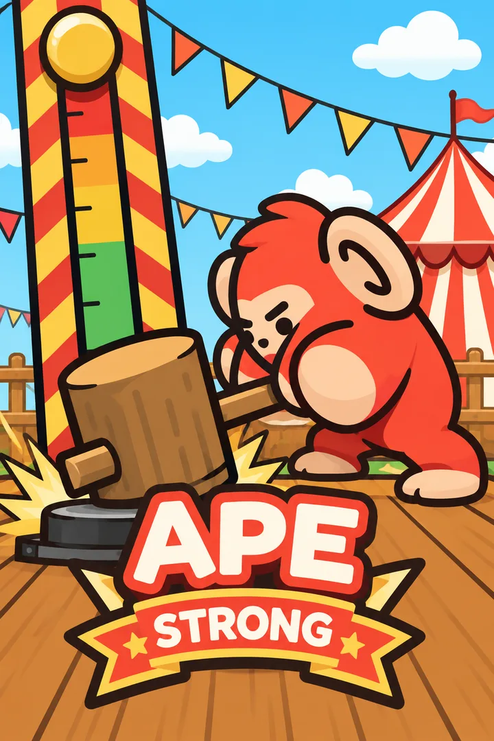 Ape Strong portrait cover adapted from the creator’s original artwork