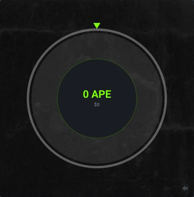Banana Wheel: game interface captured from the supplied game page without playing.