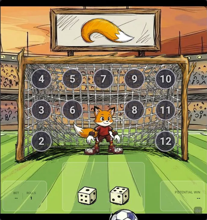Foxy Shooter: game interface captured from the supplied game page without playing.