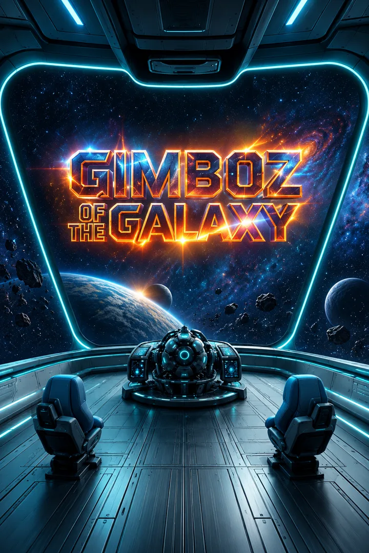 Gimboz of the Galaxy portrait cover adapted from the creator’s original artwork