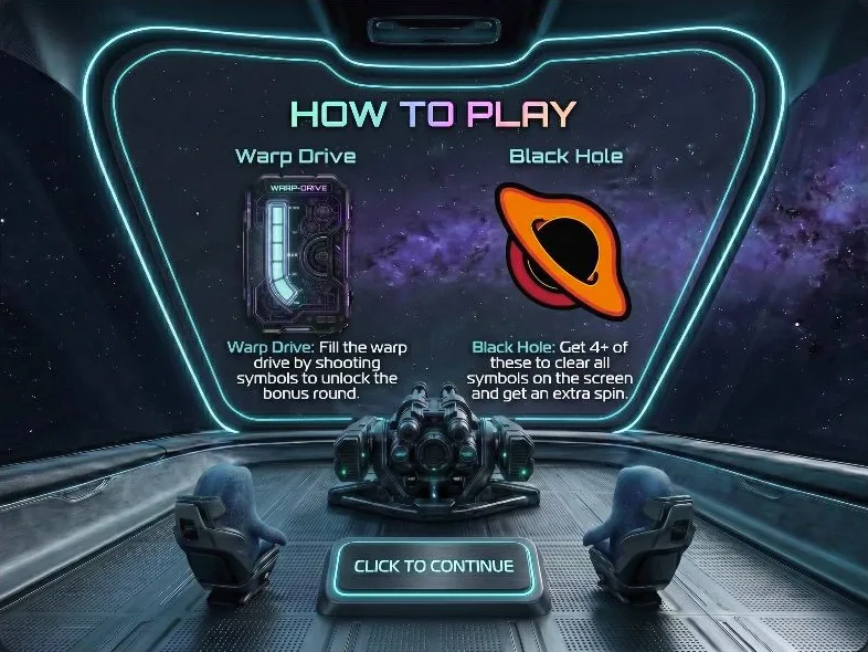 Gimboz of the Galaxy: opening screen captured from the supplied game page without playing.