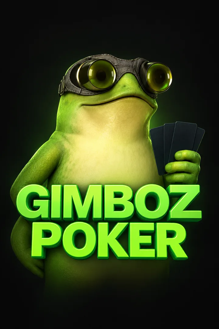 Gimboz Poker portrait cover adapted from the creator’s original artwork