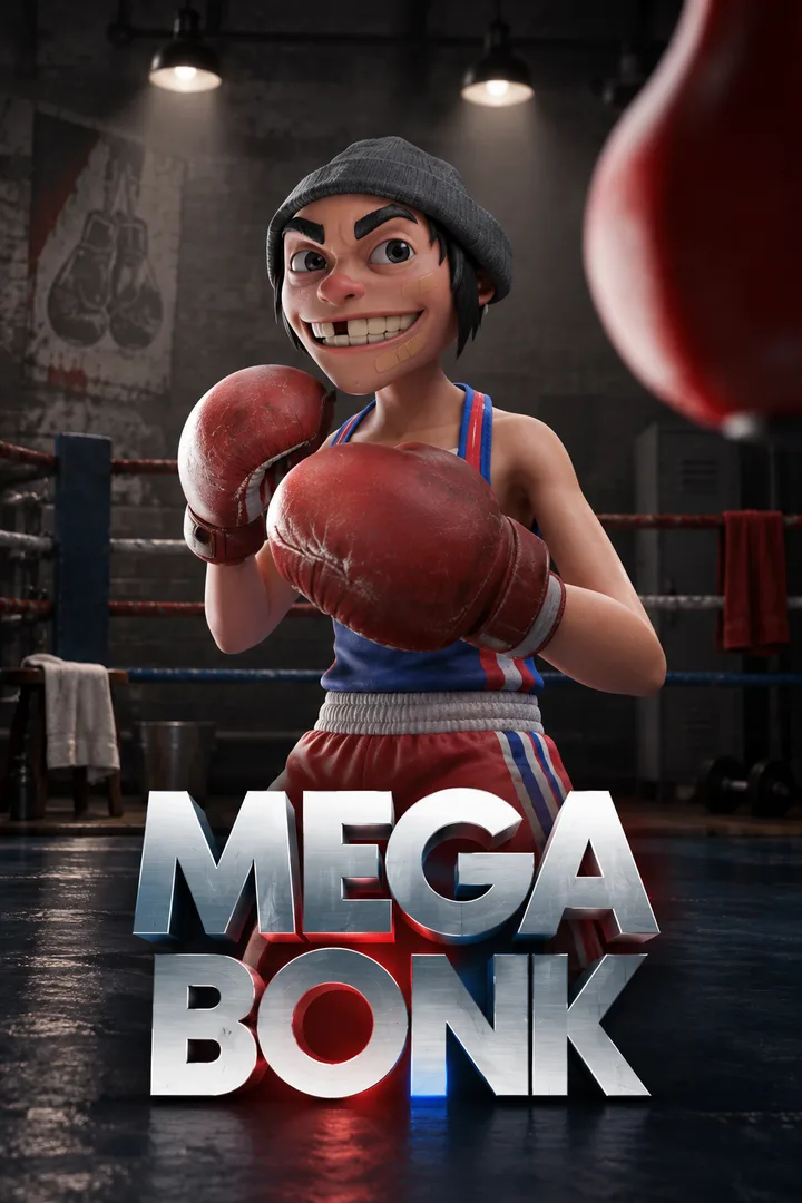 Mega Bonk portrait cover adapted from the creator’s original artwork