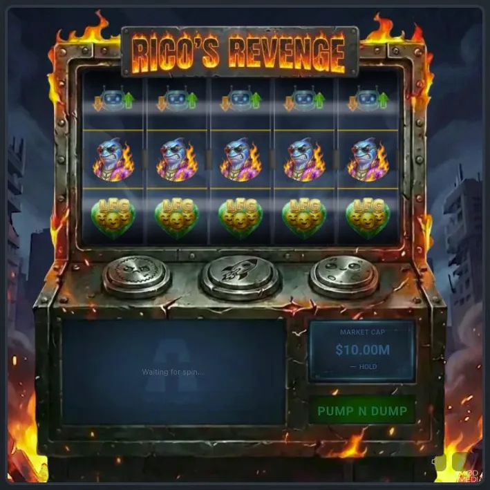 Rico’s Revenge: game interface captured from the supplied game page without playing.