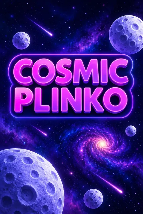Cosmic Plinko portrait cover adapted from the creator’s original artwork