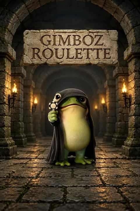 Gimboz Roulette portrait cover adapted from the creator’s original artwork
