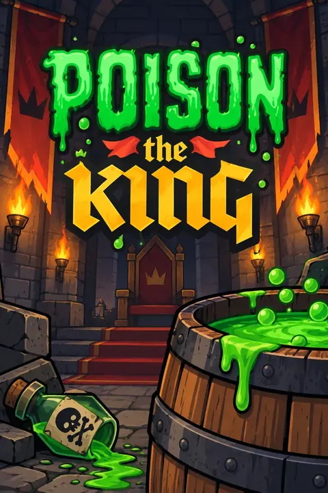 Poison the King portrait cover adapted from the creator’s original artwork