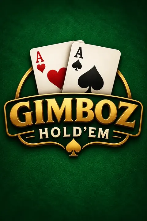 Gimboz Hold’em portrait cover adapted from the creator’s original artwork