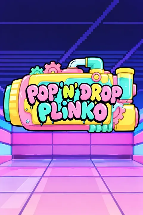 Pop n Drop Plinko portrait cover adapted from the creator’s original artwork