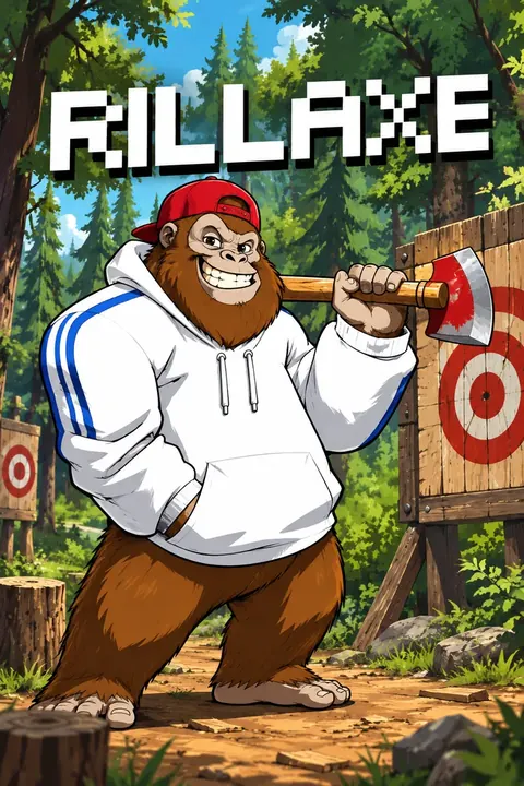 RILLAXE portrait cover adapted from the creator’s original artwork