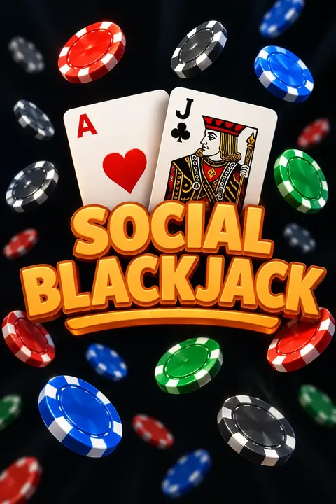 Social Blackjack portrait cover adapted from the creator’s original artwork